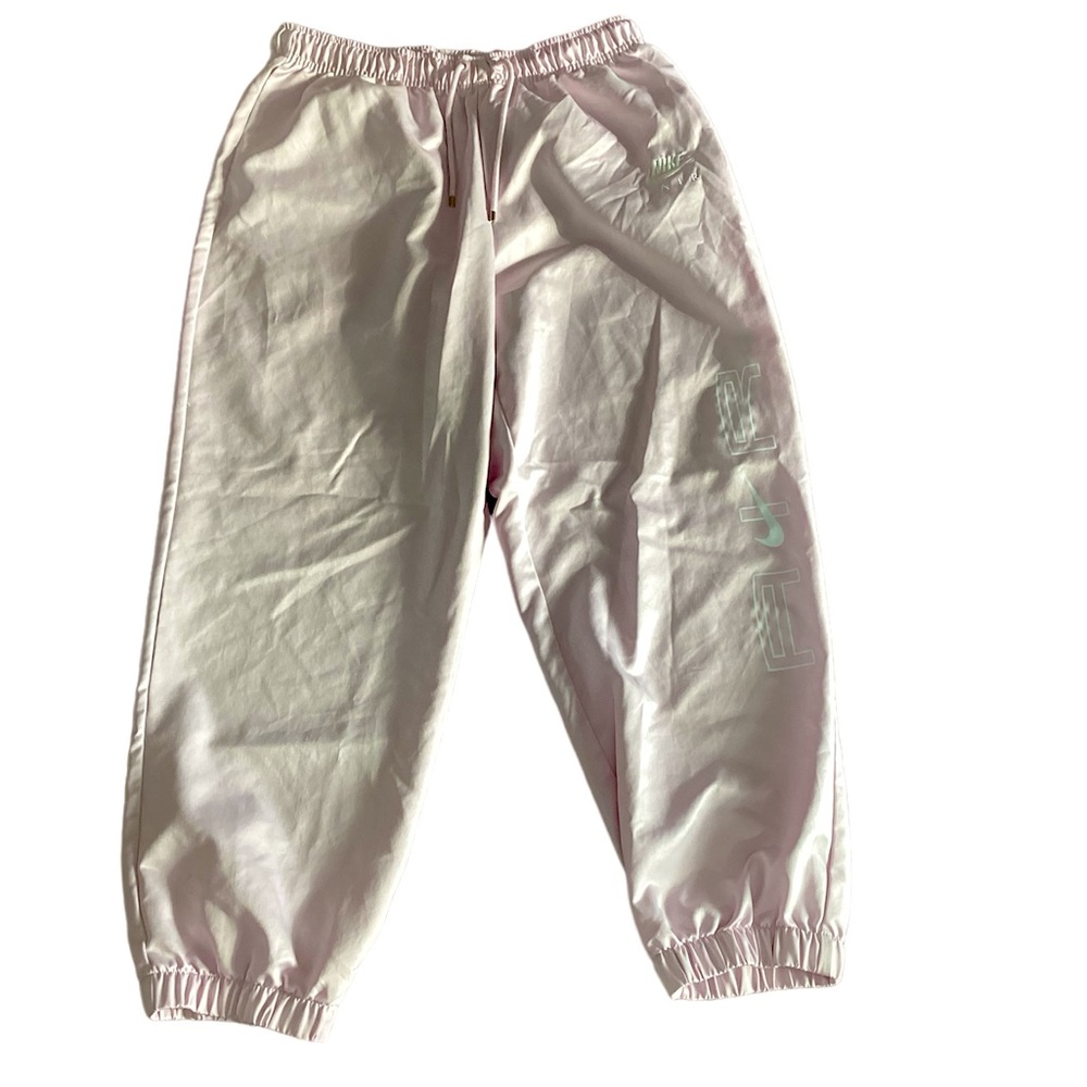 Women's Light Pink Nike Air Loose Fit Mid Rise Joggers Size L